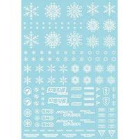 SNO-1C-WHI 雪のデカール ホワイト (1枚入り)