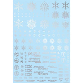 SNO-1C-SIL 雪のデカール シルバー (1枚入り)