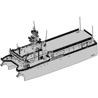 T23V700-026M 1/700 海上自衛隊 音響測定艦 ひびき