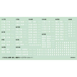 T24V700-030M 1/700 海上自衛隊 艦名、艦番号ロービジデカールセット1