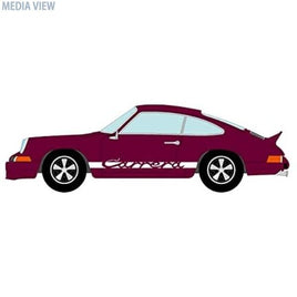 VM009O VISION 1/43 ポルシェ 911 カレラ RS2.7 1973 マルーン/ホワイトストライプ
