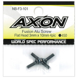 NB-F3-101 Fusion Alu Screw (Flat Head 3mm x 10mm 4pic)