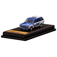 IG2930 IGモデル 1/64 Datsun Bluebird (510) Wagon Blue/White
