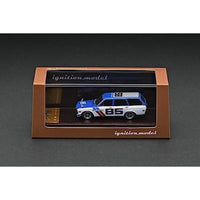IG2930 IGモデル 1/64 Datsun Bluebird (510) Wagon Blue/White