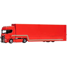 TK-KF037-5 KENG Fai 1/64 Scania transport vehicle Red