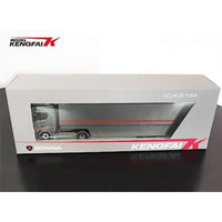 TK-KF037-7 KENGFAI 1/64 Scania transport vehicle Silver