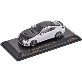 CN640032 1/64 Lexus RC F 'Carbon Exterior Package' 2018 White Nova Glass Flake
