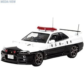 H7430209 RAI'S 1/43 日産 スカイライン GT-R VspecII (BNR34) 2002 埼玉県警察高速道路交通警察隊車両(854)