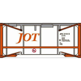 8522 20ftタンクコンテナ ビームタイプ JOT オレンジ