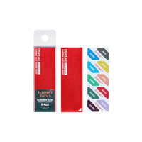 AS-RD25 サンドペーパー用アルミプレート レッド 25mm 3枚入り【DSPIAE】