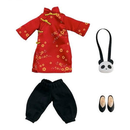 ねんどろいどどーる おようふくセット チャイナ服 ロング丈(レッド)