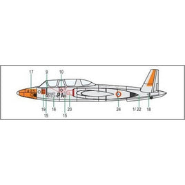 MWG144351 ミニウィング 1/144 フーガ CM.170 マジステール フランス空軍