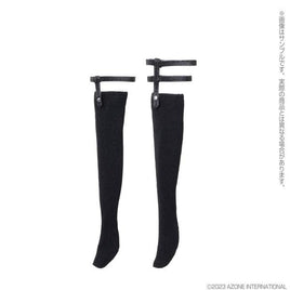 PNXS アシンメトリーソックスガーター ブラック×ブラック