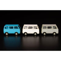 MS077 1/80ペーパーキット まちかどアクセサリーシリーズ 軽自動車バン(白・青・シルバー)