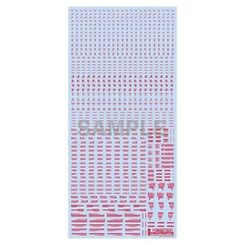 RB01-100ORE 1/100 ワンカラーレッド RB01コーションデカール(1枚入)