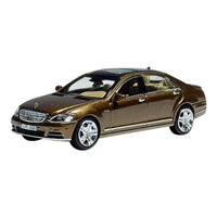 MD6402BN MOTORHELIX 1/64 Mercedes-Benz S Class S600L W221 Brown/Beige