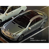 MD6402-2ISM MOTORHELIX 1/64 Mercedes-Benz S Class S600L W221 Silver