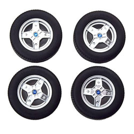 KKDCACC037 KK Scale 1/12 Fiat 500F Tire Set with rims Abarth