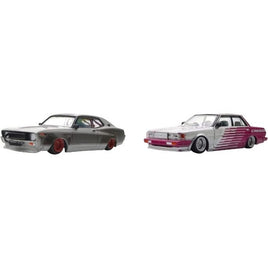 グラチャン13弾 KENBOX&BoostGear特注 1/64 1クレスタSP④ & LBワークス130ローレルSP④ 2台セット