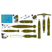 AR48107 AFV CLUB 1/48 空対地兵器セット[A] アメリカ軍航空機用爆弾セット