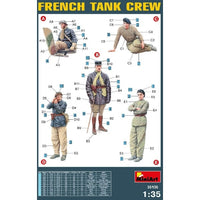 MA35105 ミニアート 1/35 フランス戦車兵フィギュアセットWW2 5体入り