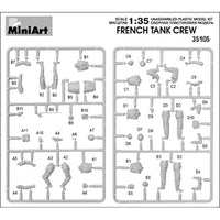 MA35105 ミニアート 1/35 フランス戦車兵フィギュアセットWW2 5体入り