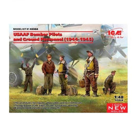 48088 ICM 1/48 USAAF 爆撃機パイロット & グランドクルー (1944-1945)