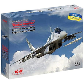72143 ICM 1/72 ウクライナ空軍 ミグMiG-29 レーダーハンター w/ HARMミサイル