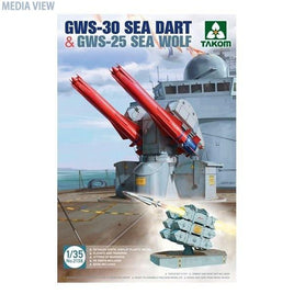 TKO2138 タコム 1/35 GWS-30 シーダート 艦隊防空ミサイル & GWS-25 シーウルフ個艦防空ミサイル