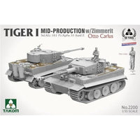 TKO2200 タコム 1/35 Sd.Kfz.181 Pz.Kpfw.VI タイガーI 中期型 w/ツィンメリットコーティング `オットー・カリウス` (限定版)