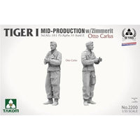TKO2200 タコム 1/35 Sd.Kfz.181 Pz.Kpfw.VI タイガーI 中期型 w/ツィンメリットコーティング `オットー・カリウス` (限定版)