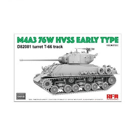 RFM5058 ライフィールドモデル 1/35 M4A3 76W HVSS 初期型 D82081砲塔w/T-66履帯