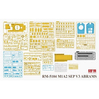 RFM5104 ライフィールドモデル 1/35 M1A2 SEP V3 エイブラムス主力戦車