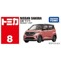 トミカ No.008 日産 サクラ 箱