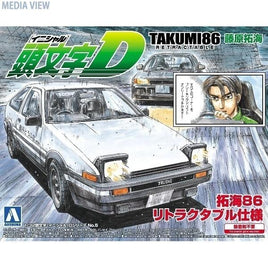 1/32頭文字D No.5 AE86 藤原拓海 リトラクタブル