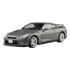 プリペイントモデル、02-B 1/24 ニッサン R35 GT-R `14 ダークメタルグレー