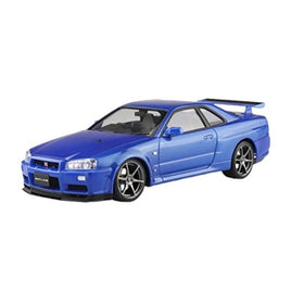 No.03-A 1/24 プリペイントモデル ニッサン BNR34 スカイライン GT-R V・spec Ⅱ '00 ベイサイドブルー