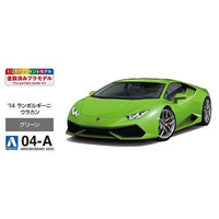 1/24 プリペイントモデル No.04-A '14 ランボルギーニ ウラカン グリーン