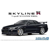 ザ☆モデルカー SP08 1/24 ニッサン BNR34 スカイライン GT-R V-SPECII `02 カスタムホイール