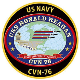 NC041S ステッカー 空母ロナルド・レーガン 米海軍横須賀