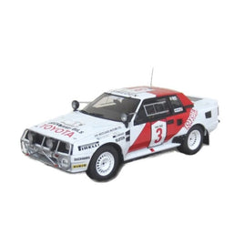 24RAL025B IXO 1/24 トヨタ セリカ ツインカムターボ (TA64) 1985年サファリラリー #3 B.Waldegard/H.Thorszelius