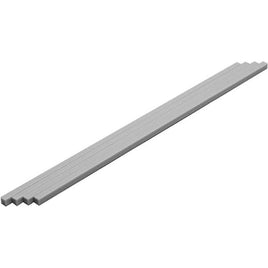 OM394 プラ=角棒 グレー 4.0mm 4本入
