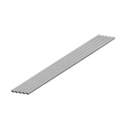 OM-421 プラ=材料【グレー】 細長丸パイプ  3 x  6 mm 5本入