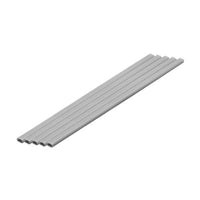 OM-422 プラ=材料【グレー】 細長丸パイプ  4 x  8 mm 5本入