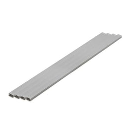 OM-443 プラ=材料【グレー】 長方形パイプ 5 x 10 mm 4本入