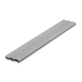 OM-445 プラ=材料【グレー】 長方形パイプ 7 x 14 mm 3本入
