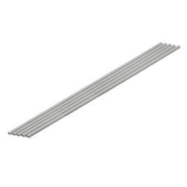 OM-452 プラ=材料【グレー】 ハーフパイプ   2 x 4 mm 5本入