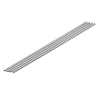 OM-453 プラ=材料【グレー】 ハーフパイプ 2.5 x 5 mm 4本入