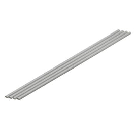 OM-453 プラ=材料【グレー】 ハーフパイプ 2.5 x 5 mm 4本入