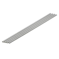 OM-454 プラ=材料【グレー】 ハーフパイプ   3 x 6 mm 4本入